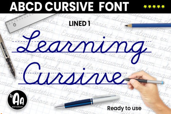 Abcd Cursive Lined1: A Handwritten Font for Campaigns with Personality