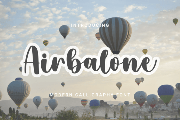 Airbalone: A Sweet Handwritten Font for Standout Campaign Design