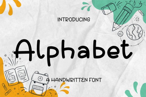 Alphabet Font Review: A Joyful Handwritten Typeface for Romantic Branding