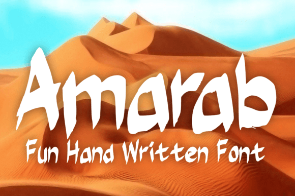 Amarab: A Handwritten Arabic Font for Digital Branding and Web Design