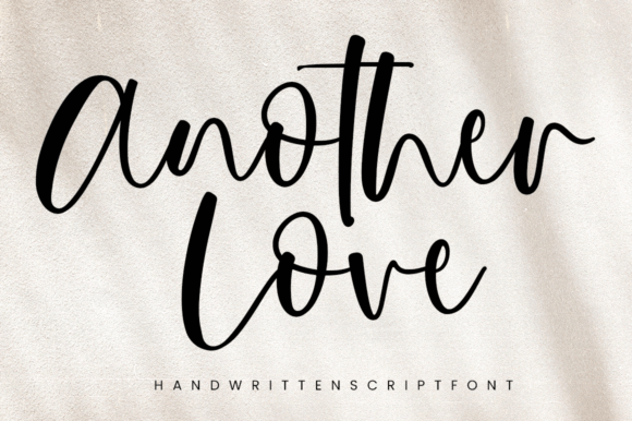 Another Love Font: Elevating Campaign Visuals with Elegant Script Typography