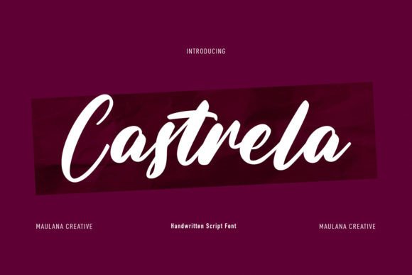 Castrela: The Handwritten Font That Elevates Campaign Typography