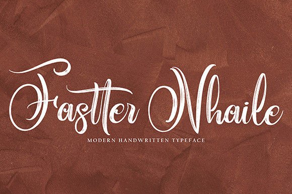 Fastter Nhaile: A Stylish Script Font for Real Business Branding