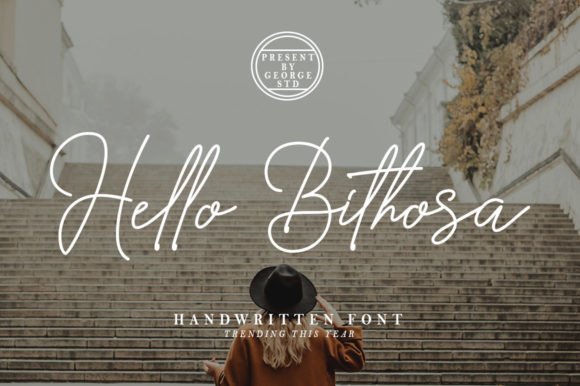 Hello Bithosa: A Graceful Script Font for Modern Editorial Design
