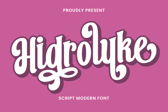 Hidroluke: The Modern Script Font That Elevates Campaign Visuals