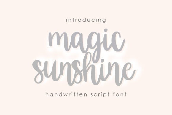 How Magic Sunshine Font Transformed My Small Business Branding