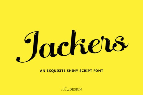 Jackers: A Stylish Handwritten Script Font for Modern Branding