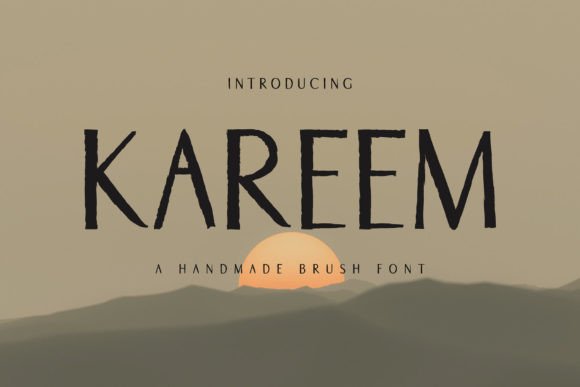 Kareem: A Modern Handwritten Font That Elevates Branding Projects