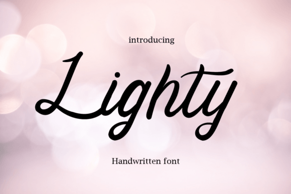 Lighty: A Timeless Handwritten Font for Modern Branding Projects