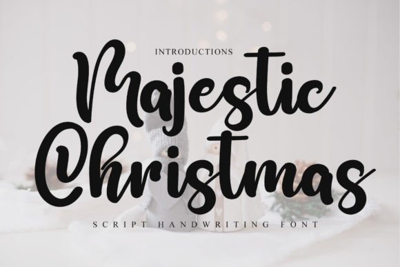 Majestic Christmas: A Script Font for Joyful Editorial Design