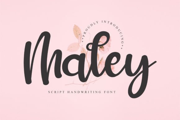 Maley: A Stylish Script Font for Crafters and Product Designers