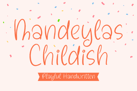 Mandeylas Childish: A Playful Handwritten Font for Makers and Designers