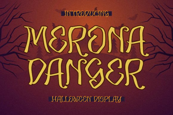 Merona Danger: A Halloween Handwritten Font That Elevates Branding