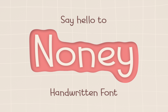 Noney: A Modern Handwritten Font for Stylish Editorial Design