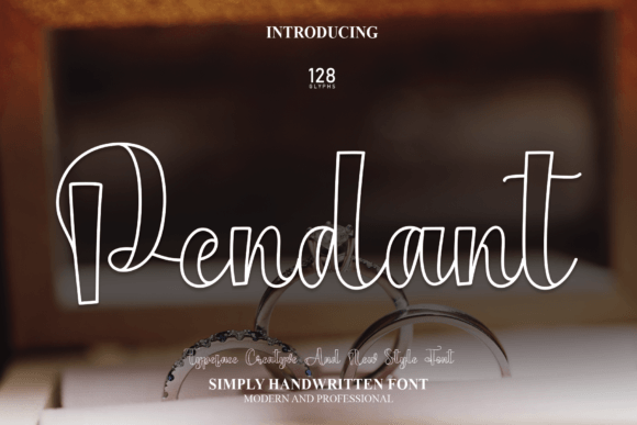 Pendant: A Handwritten Font for Modern Editorial Design