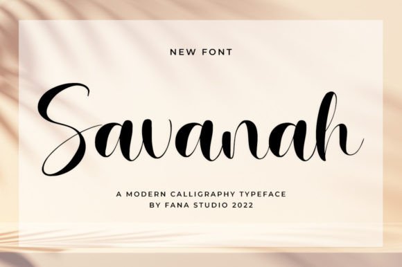 Savanah: A Stylish Script Font for Modern Web Design