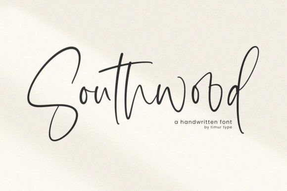 Southwood: A Delicate Handwritten Font for Romantic Campaign Visuals
