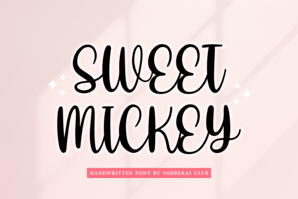 Sweet Mickey Font: Elevate Your Brand with Elegant Script Typography