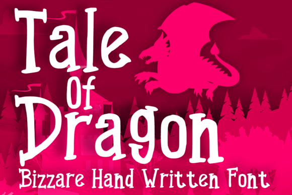 Tale of Dragon: A Quirky Handwritten Font for Makers and Sellers
