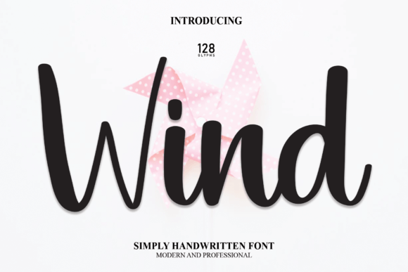 Wind Font: Adding Elegance to Handmade Labels, Invitations, and More