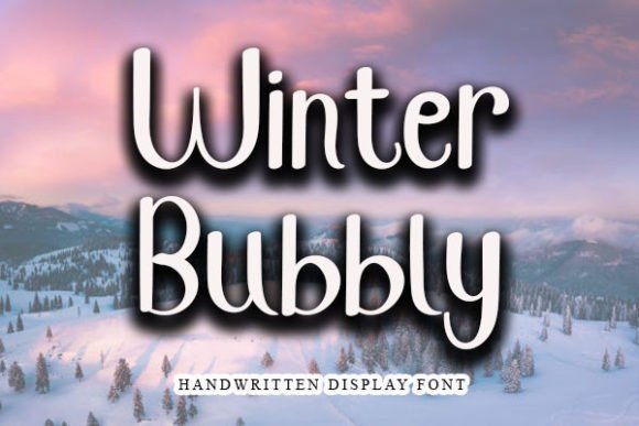 Winter Bubbly: A Friendly Handwritten Font for Modern Web Design