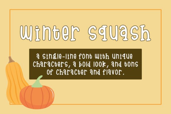 Winter Squash Font: A Designer’s Real-World Use in Branding a Cozy Café