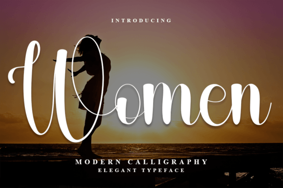 Women: A Refined Script Font for Modern Editorial Design