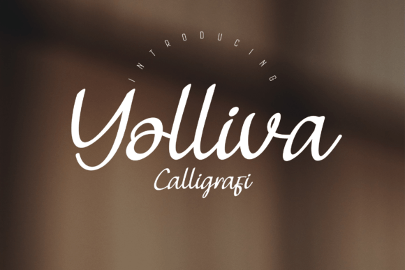 Yolliva Calligrafi: A Modern Handwritten Font for Elegant Editorial Design