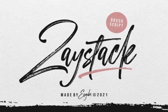Zaystack: A Handwritten Font That Elevates Handmade Branding
